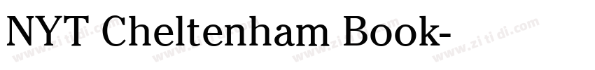 NYT Cheltenham Book字体转换